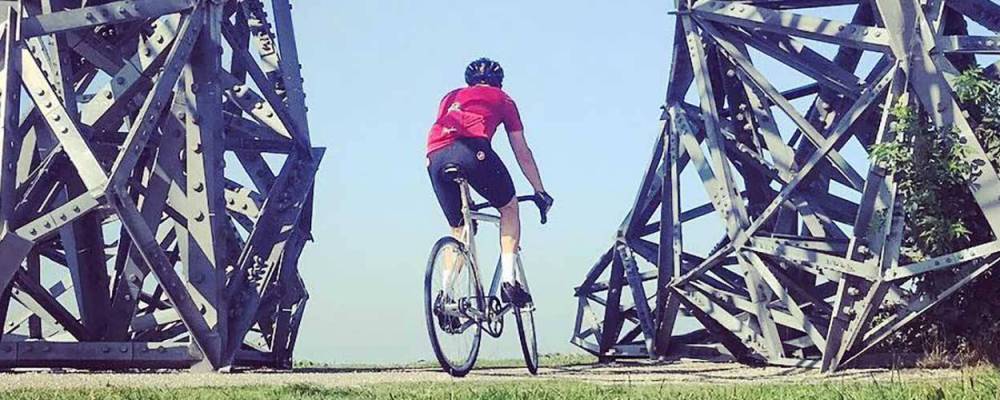 De dagelijkse fietsfoto's van Jacco de Vries zijn een lust voor het oog