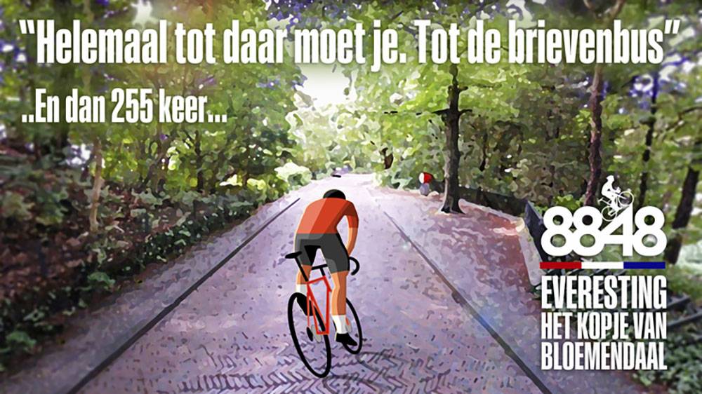 Helemaal tot daar moet je. Tot de brievenbus!